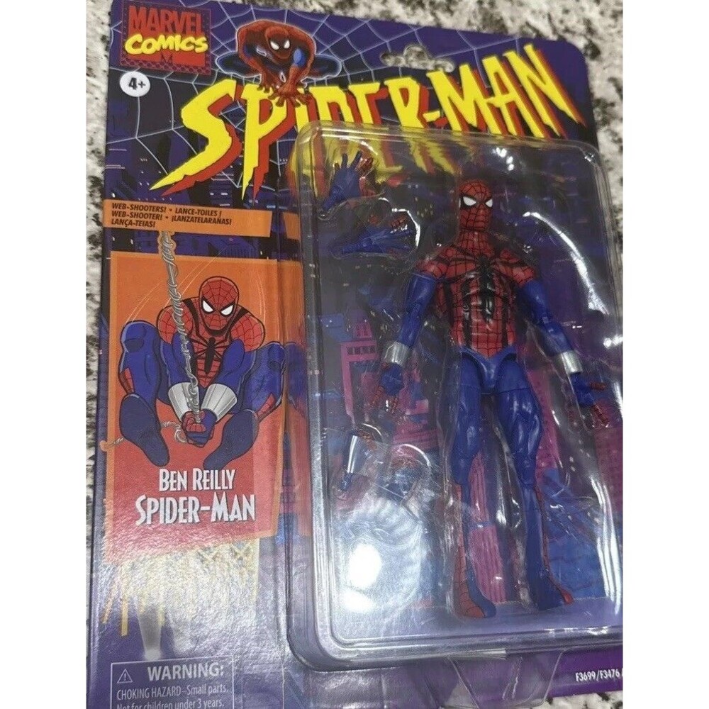 Hasbro Marvel Legends Retro Spider-Man Ben Reilly Spiderman 6" Action Figure